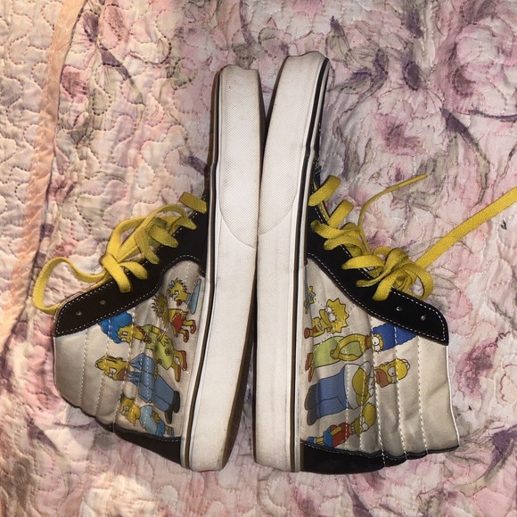 Vans The Simpsons Sk8-Hi Family Portrait Sneaker Shoes Men’s Size 8.5 Women’s 10 main image 15